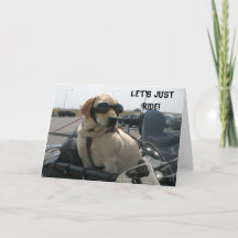 Cartão de visita para os Cães Biker deste mundo