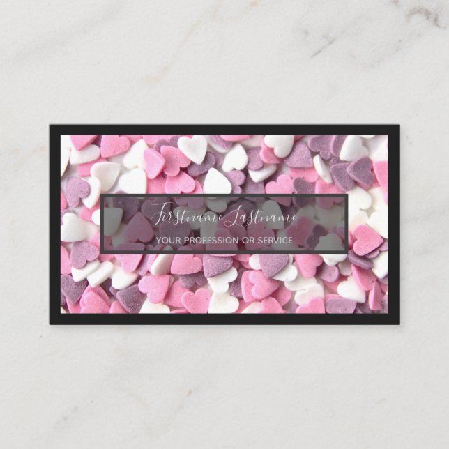 Cartão De Visita Para panificação deliciosa e pastelaria comprada (Frente)