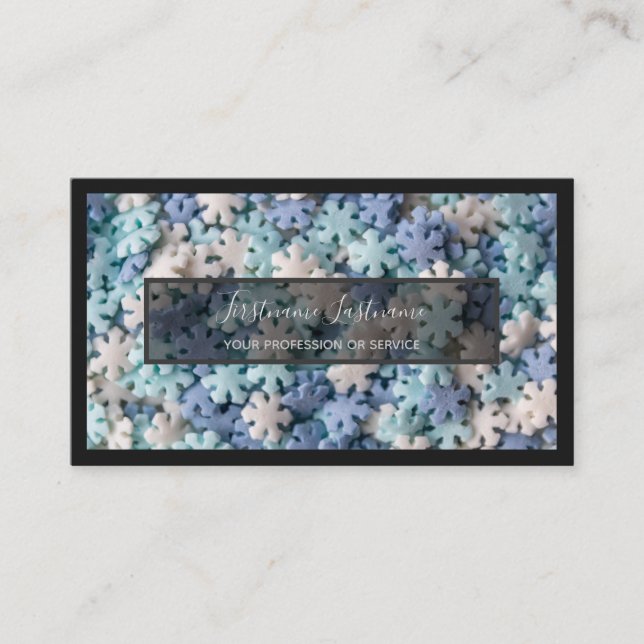 Cartão De Visita Para panificação deliciosa e pastelaria comprada (Frente)