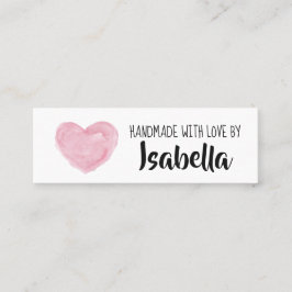 Cartão de visita para pequenas empresas artesanais