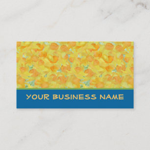 Cartão de Visita para Personalizar: Narcisos Doura