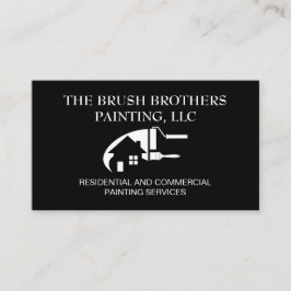 Cartão de visita para Pintor de Casa Profissional