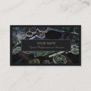 Cartão De Visita Para profissionais do setor bancário ou peritos fi