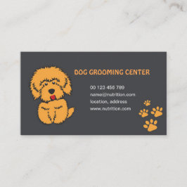 cartão de visita para salão de embelezamento canin