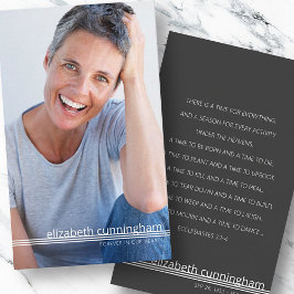 Cartão De Visita Para Sempre Em Nossos Corações Foto-Cartão De Memo