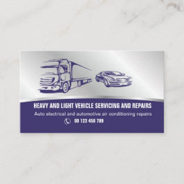 Cartão de visita para serviços automotivos