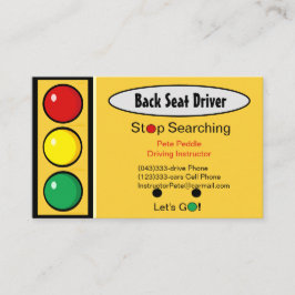 Cartão De Visita Parar Luz