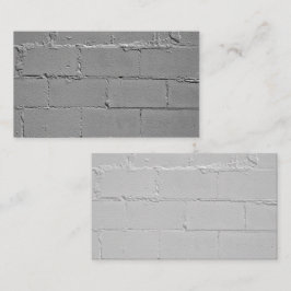 Cartão De Visita Parede de Bloco Cimento