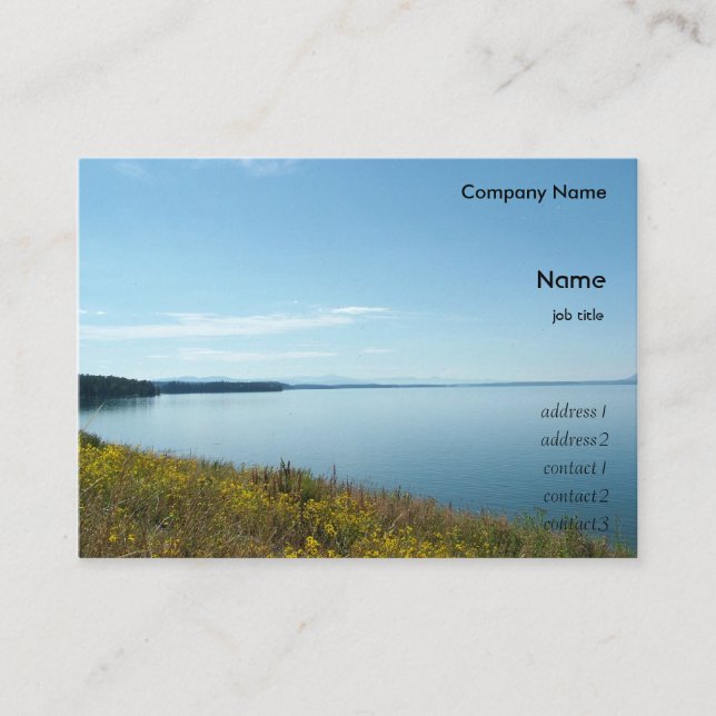 Cartão De Visita Parque Nacional Grand Teton (Frente)