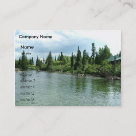 Cartão De Visita Parque Nacional Grand Teton no verão