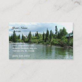 Cartão De Visita Parque Nacional Grand Teton no verão