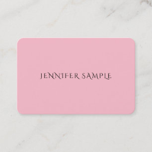 Cartão De Visita Parte superior luxuosa lisa moderna simples