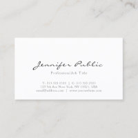 Parte superior profissional minimalista elegante