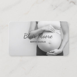 Cartão De Visita Parteira Birth Doula