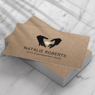 Cartão De Visita Parteira Birth & Postpartum Doula Service