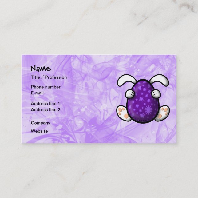 Cartão De Visita Páscoa (Frente)