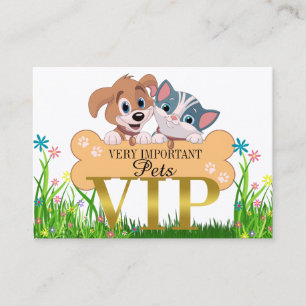 Cartão de visita / Passagem de Pets muito importan