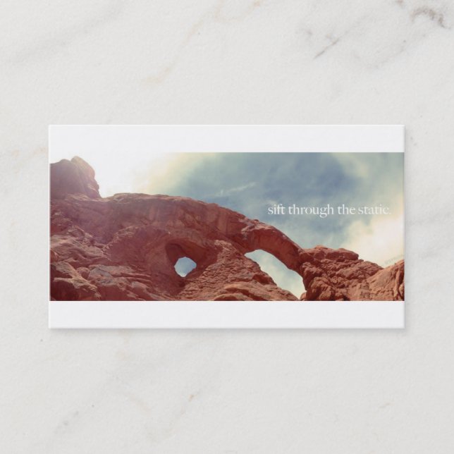 Cartão De Visita passar pela estática (Frente)