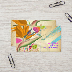 Cartão De Visita Pássaro do paraíso do Pix Dezines: 100 dias por 