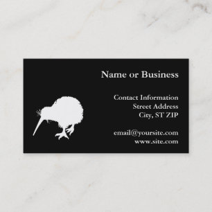 Cartão De Visita Pássaro do quivi