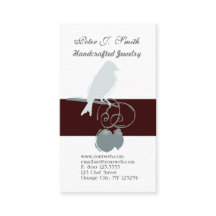 Pássaro na Design do Branch Jewelry Whimsical