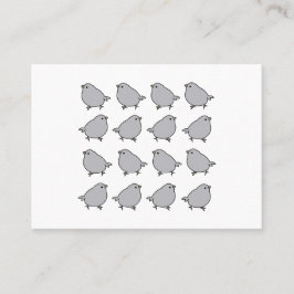 Cartão De Visita Pássaros