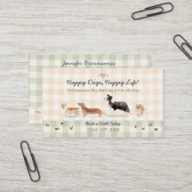 Passeador de Cães Aquarela Aconchegante Pet Sittin