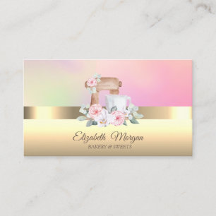 Cartão De Visita Pasta de flores para misturadores profissionais el