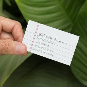 Cartão De Visita Pasta de papel Fundo do notebook Personalizado