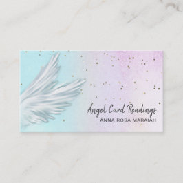 Cartão De Visita *~* Pastel Ombre Angel Wings Starry Rainbow