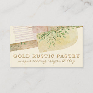 Cartão De Visita Pastelaria Amarelo - Pastelaria