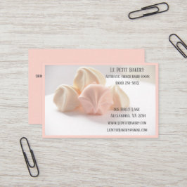 Cartão De Visita Pastelaria rosa-rosada, padaria, pastelaria, Compr