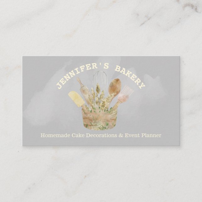 Cartão De Visita Pastelaria russa Torre de madeira Cadeado de madei (Frente)