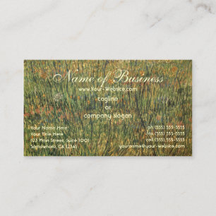 Cartão De Visita Pasto em Flor por Vincent van Gogh