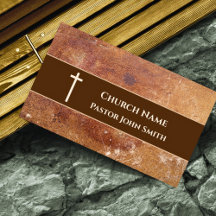 Pastor da Igreja Couro Falso Rústico Cristão
