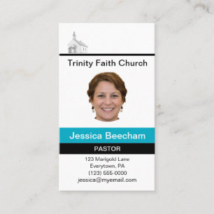 Cartão De Visita Pastora Personalizada