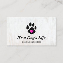 Pata Andando Cachorro com Coração