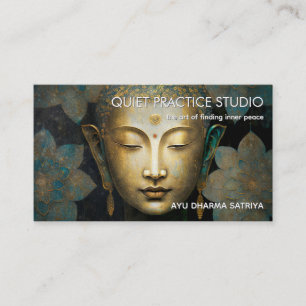 CARTÃO DE VISITA PATINA DE PAZ   RETRATO DE MEDITAÇÃO
