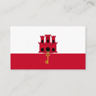 Cartão De Visita pavilhão de Gibraltar
