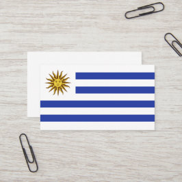 Cartão De Visita pavilhão Uruguai