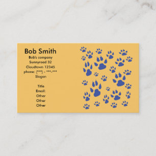 Cartão De Visita Pawprints