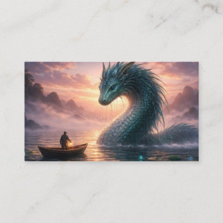 Cartão De Visita Peaceful Sea Creature Fantasy Business Card