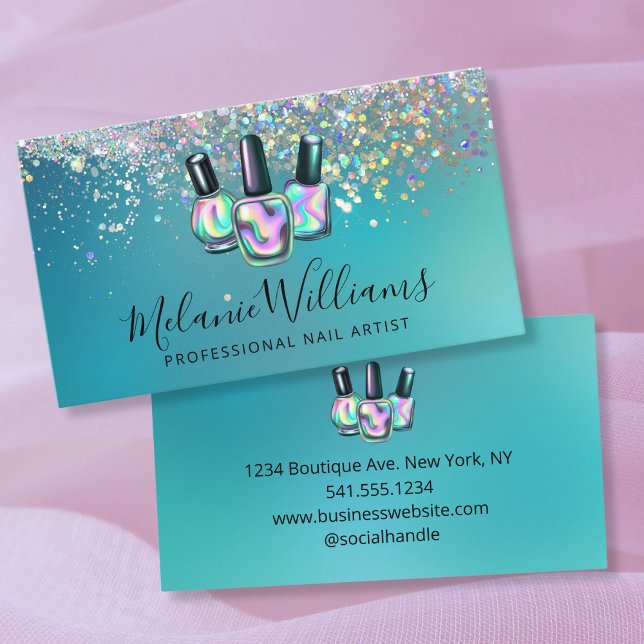 Cartão De Visita Peça-granizo do artista de prego profissional (Criador carregado)