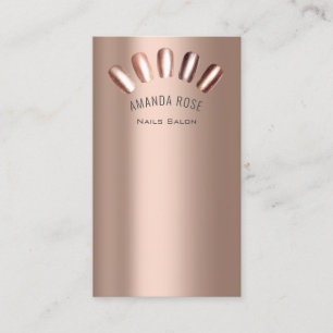 Cartão De Visita Pedicure profissional do Manicure das unhas do