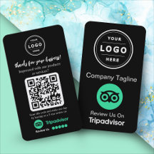 Pedido de Avaliação no TripAdvisor com Logotipo e 
