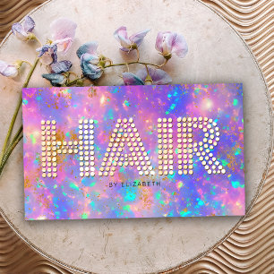 Cartão De Visita Pedra Opal de Fogo Dourada de Ouros de Na moda ele