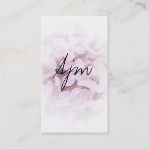 Cartão De Visita Pedras & flores (terapia da massagem)