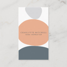 Cartão De Visita Pedras modernas na zona Abstrato