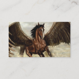 Cartão De Visita Pegasus na asa
