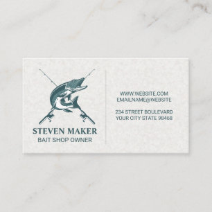 Cartão De Visita Peixe   Polo de pesca